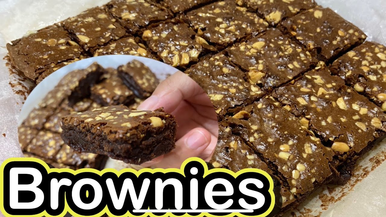Brownies recipe, fudgy & chewy chocolate brownies