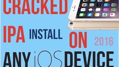 Install Cracked IPA on iPhone/iPad Without Jailbreak ANY IOS VERSION (2017)