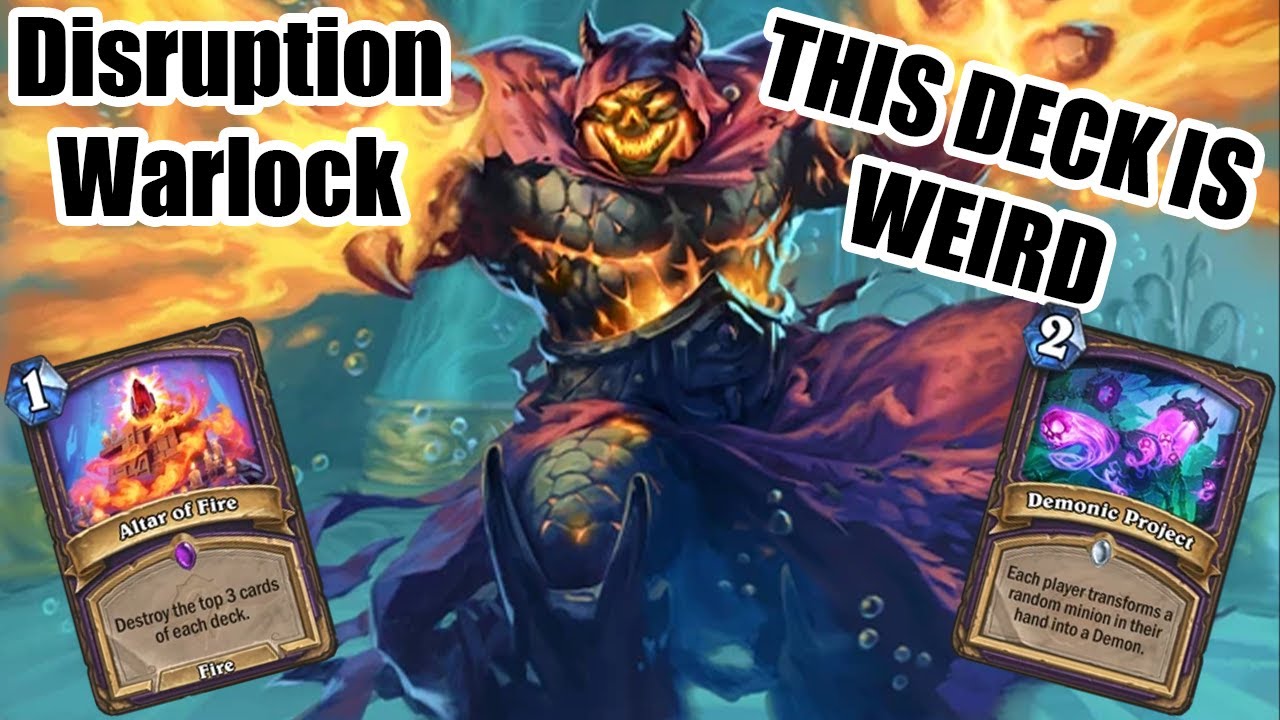 CAN WE ACTUALLY BEAT COMBO DECK | Disruption Warlock | Voyage to the Sunken City | Wild Hearthstone
