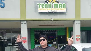 FIRE JAMAICAN FOOD ON A SNOWY DAY IN ATL AT YEAH MAN RESTAURANT JERK CHICKEN OXTAIL AWESOME SPOT!