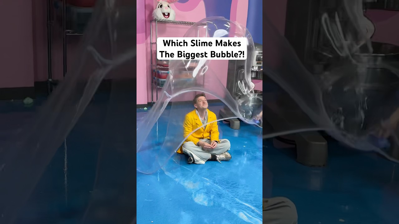 Which Slime Makes The Biggest Bubble?! 🫧