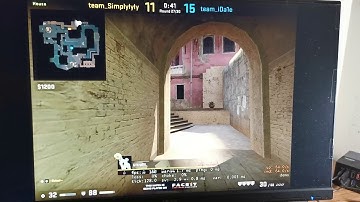 1v5 clutch against level 6 Faceit players CSGO