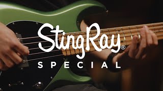 Ernie Ball  Man Minute Stingray5 Special In Charging Green ft Matt Mcjunkins