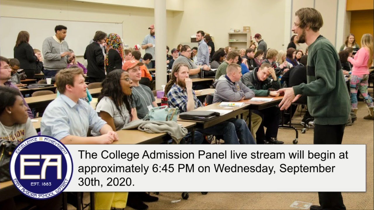 College Admission Panel - YouTube