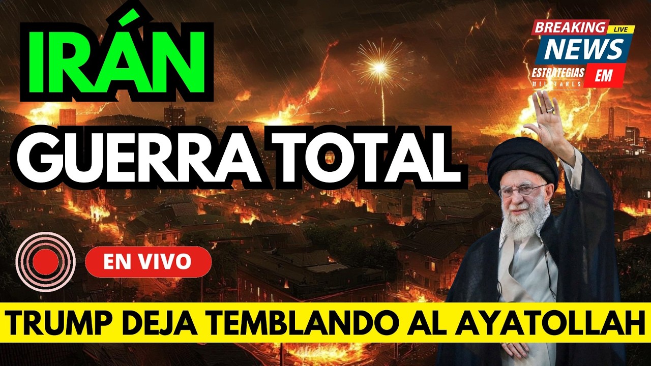 🚨 NOTICIAS IRÁN GUERRA TOTAL TRUMP DEJA TEMBLANDO AL AYATOLLAH ¿QUÉ PASO?