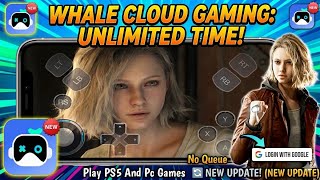 Cloud Whale Apk Unlimited Time, New Free Unlimited Time Cloud Gaming, No Queue, Best Cloud Gaming 😍 screenshot 5