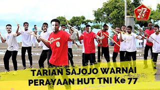 Meriahkan HUT TNI Ke -77 Dengan Tari Sajojo Dari Pemuda Raja Ampat Papua Barat
