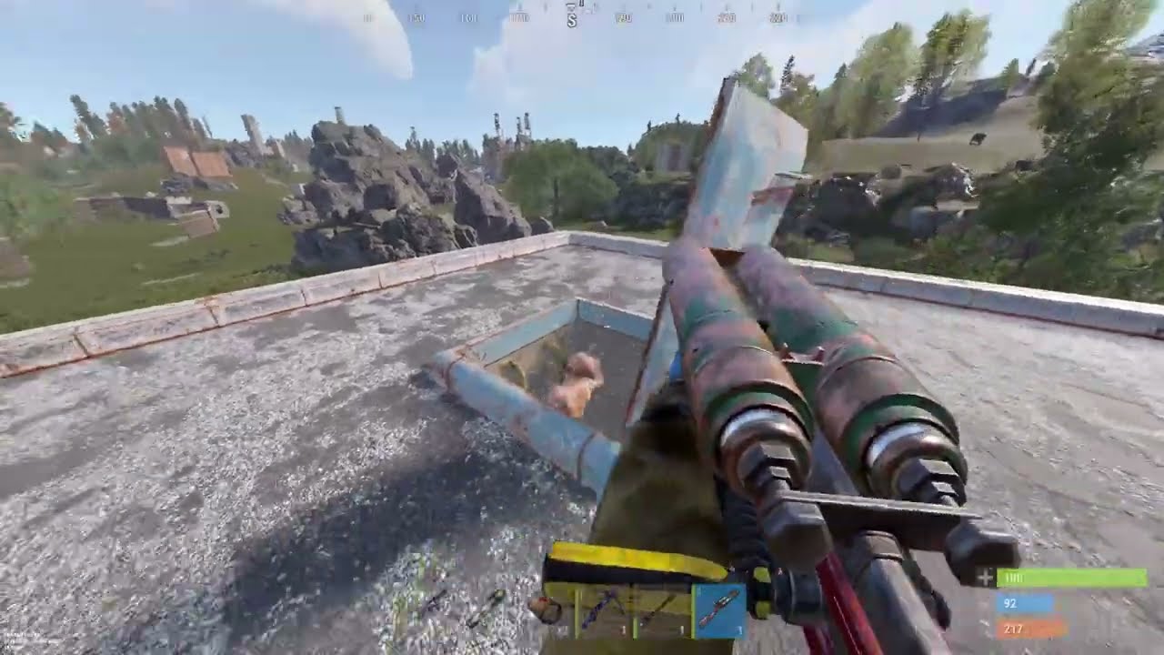 Camping Gas Station On +500 Pop Server #rust