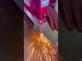 Two axis swing handheld laser welding head 1500w laser cut 5mm stainless steel