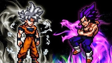 Goku DBS V7 TP OP(All Form) VS DBS Vegeta OP(All Form) in Jump Force Mugen