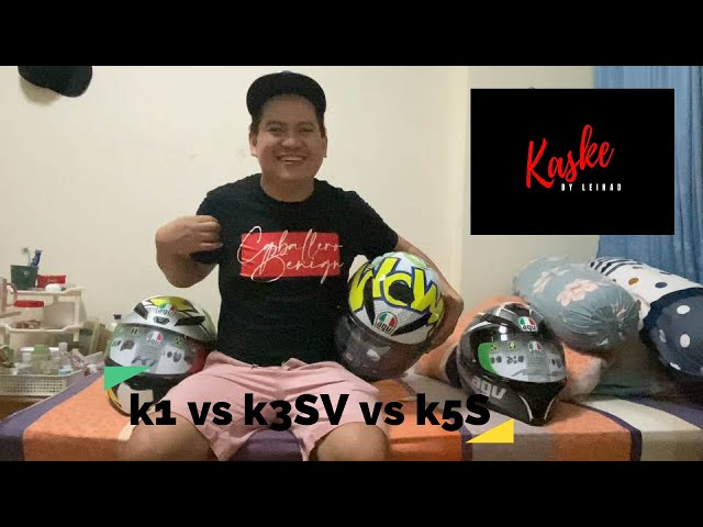 agv helmets k1 vs k3 vs k5 Difference between k1 vs k3sv vs k5s AGV?