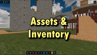 Assets & Inventory in FrameVR