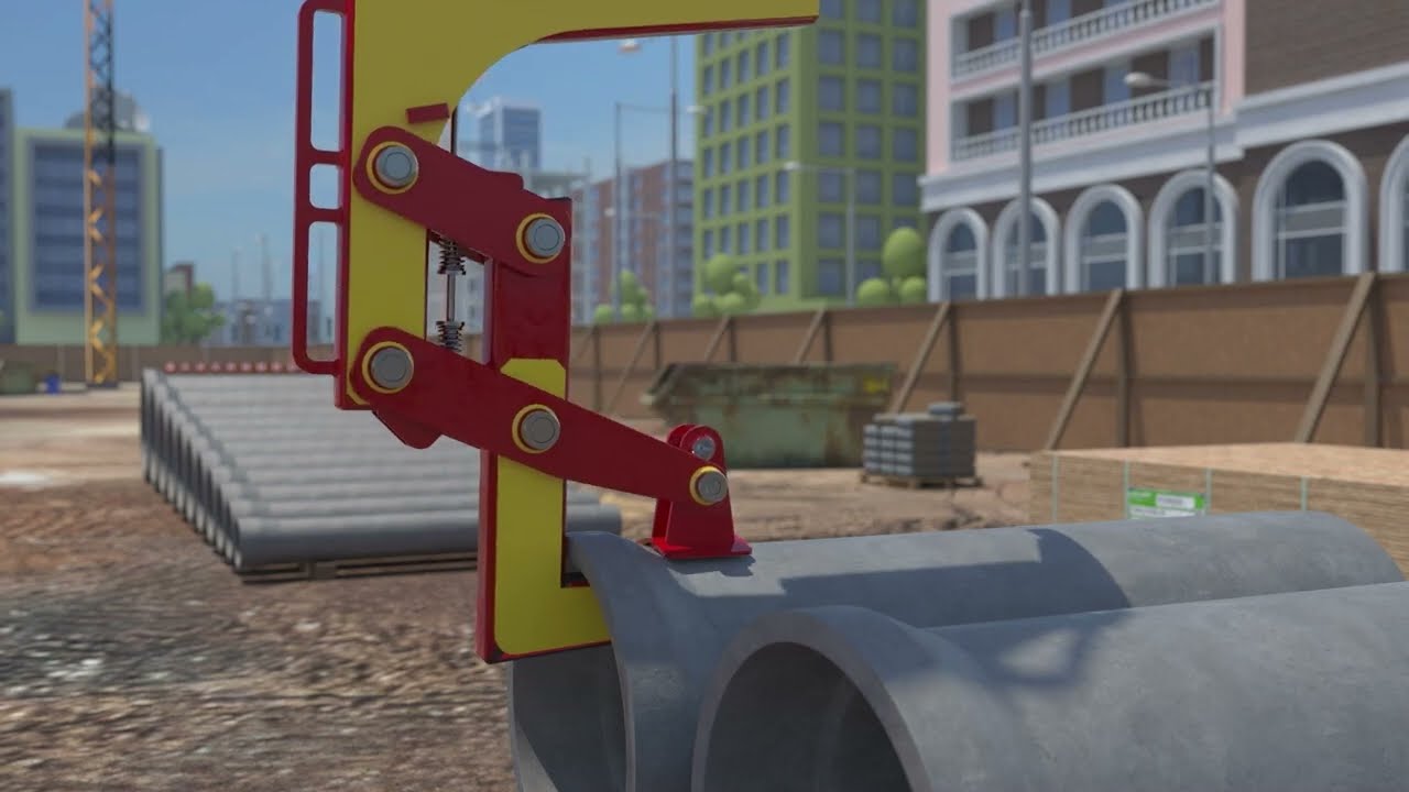 Concrete Pipe Lifter (Animated Video)