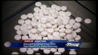 Discussing opioid crisis with Palm Beach County State Attorney