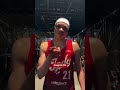 Squad Showing Love to CC on her Fourth Career Triple-Double 🗣️❤️