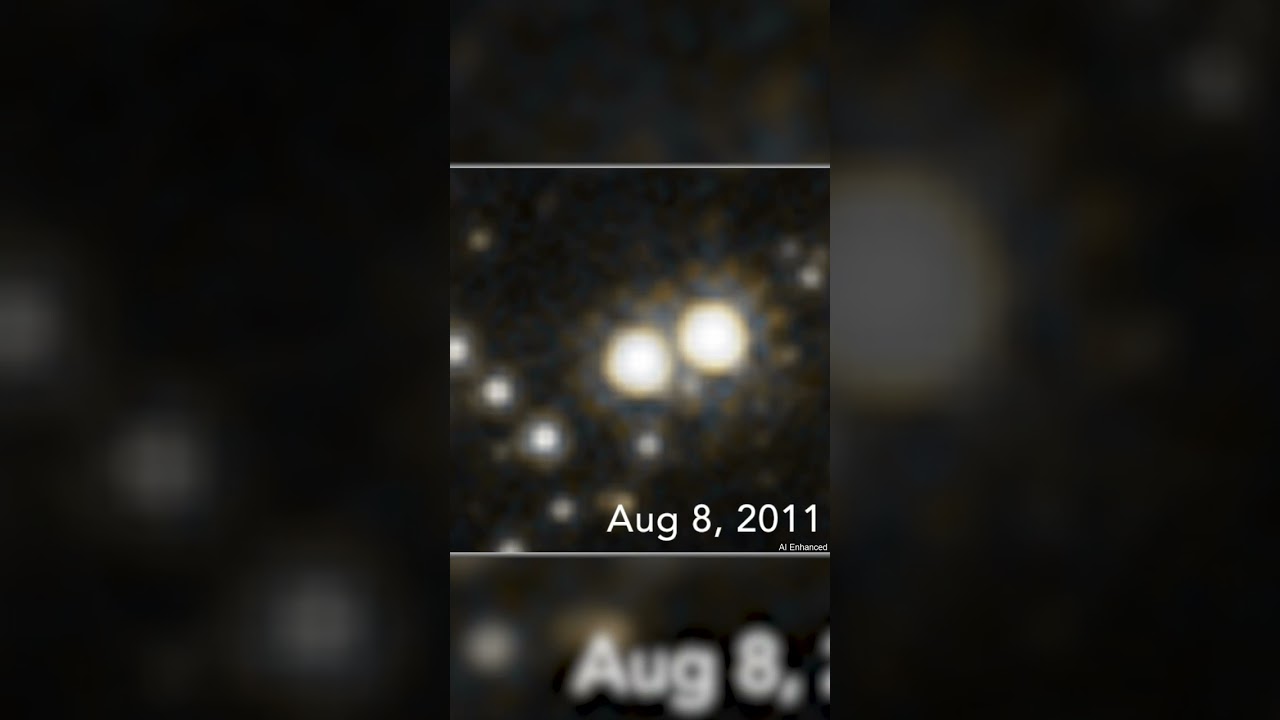 INVISIBLE BLACK HOLE CAUGHT ON CAMERA!!🌌🕳️ (AI Enhanced) 