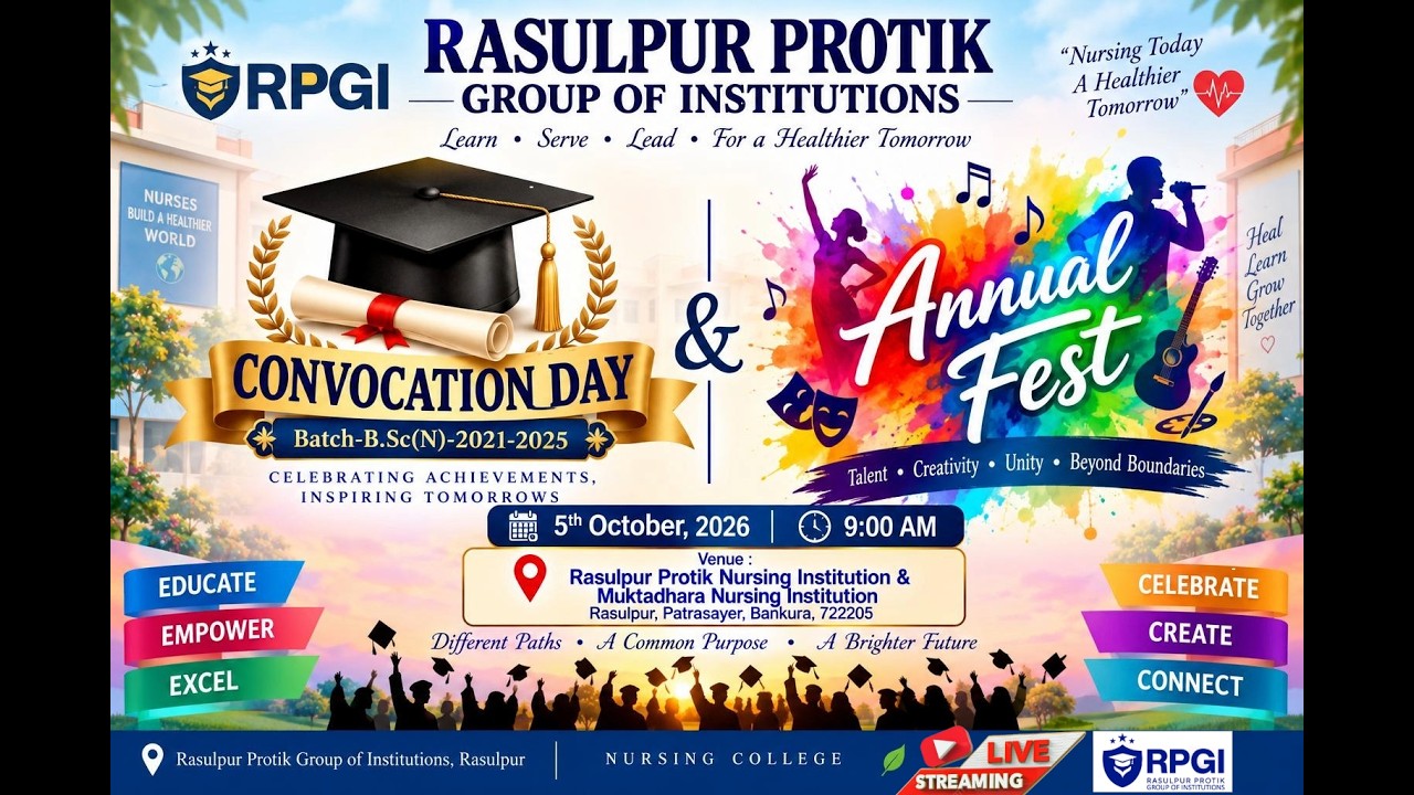 CONVOCATION DAY & ANNUAL FEST 2K26-RPGI CAMPUS , PART-II
