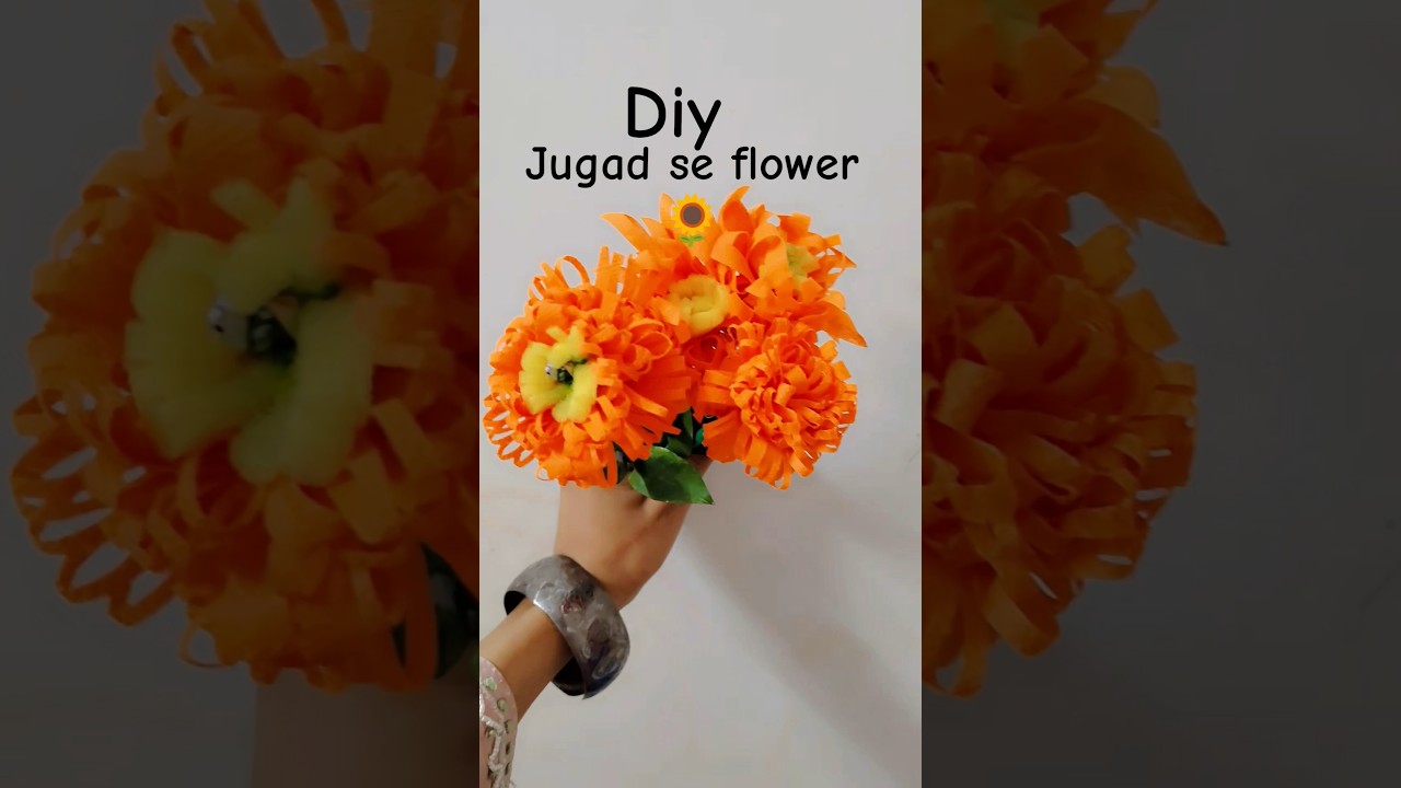 diy from waste shopping bag Idea 😁