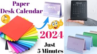 Diy Calendar | Handmade Desk Calendar | Giftideas | Paper Calender Ideas | paper craft | art | how