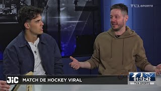 «JiC»: un match de hockey viral - entrevue avec Lewis le fou et Olivier Primeau