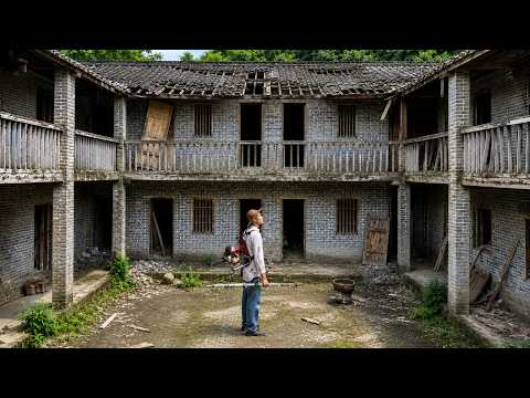 Young farmer discovers an old abandoned riverside villa - he transforms it into a peaceful paradise