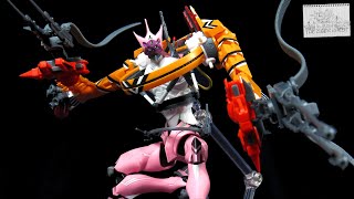 Rebuild of Evangelion Robot Spirits EVA-08 β-ICC (Improvised Combat Configuration) Figure Review