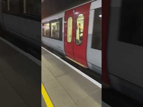 Train arriving at Cambridge