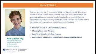 The Bloomberg Fellows Program | Violence Webinar
