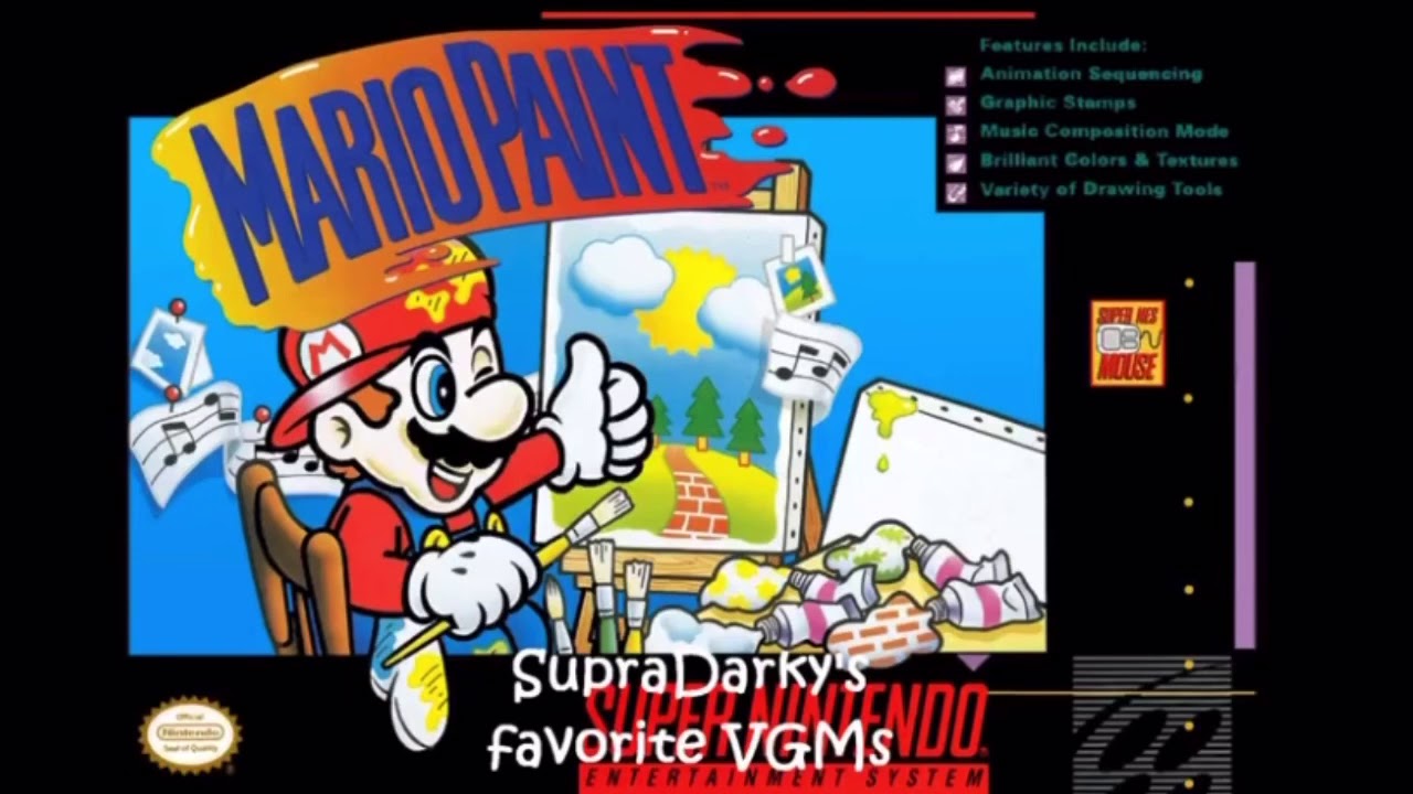 Mario Paint Creative Exercise Theme YouTube