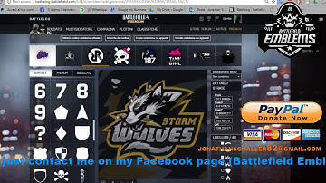 Battlefield 1 Emblem Creation