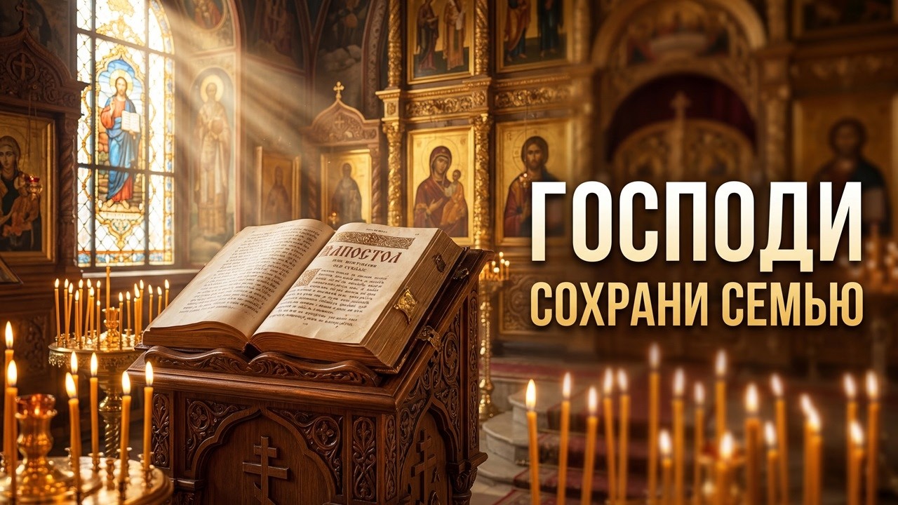 Молитва о мире в семье 🙏 Господи, сохрани наш дом
