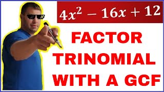 Factor with a GCF - First term is 1