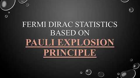 Basics of Fermi-Dirac Distribution Function