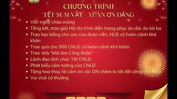 Chương trình Tết Sum vầy - Xuân ơn Đảng 2025 của LĐLĐ tỉnh Trà Vinh