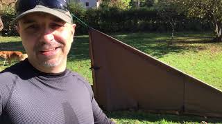 Tarp basics, full enclosed tarp tent with floor, arrowhead