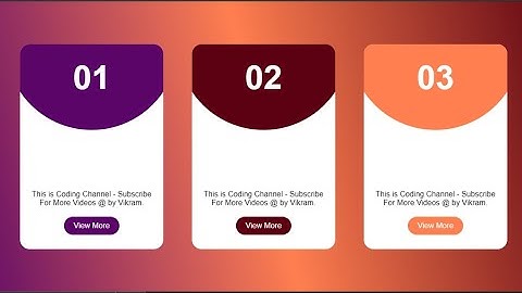 Css Responsive Card UI Design And Hover Effects || Html5 and Css3 Card UI Design ||