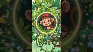 🐵 Find the Hidden Monkey in 5 Seconds! | Kids Challenge #shorts #educationalvideos #animation