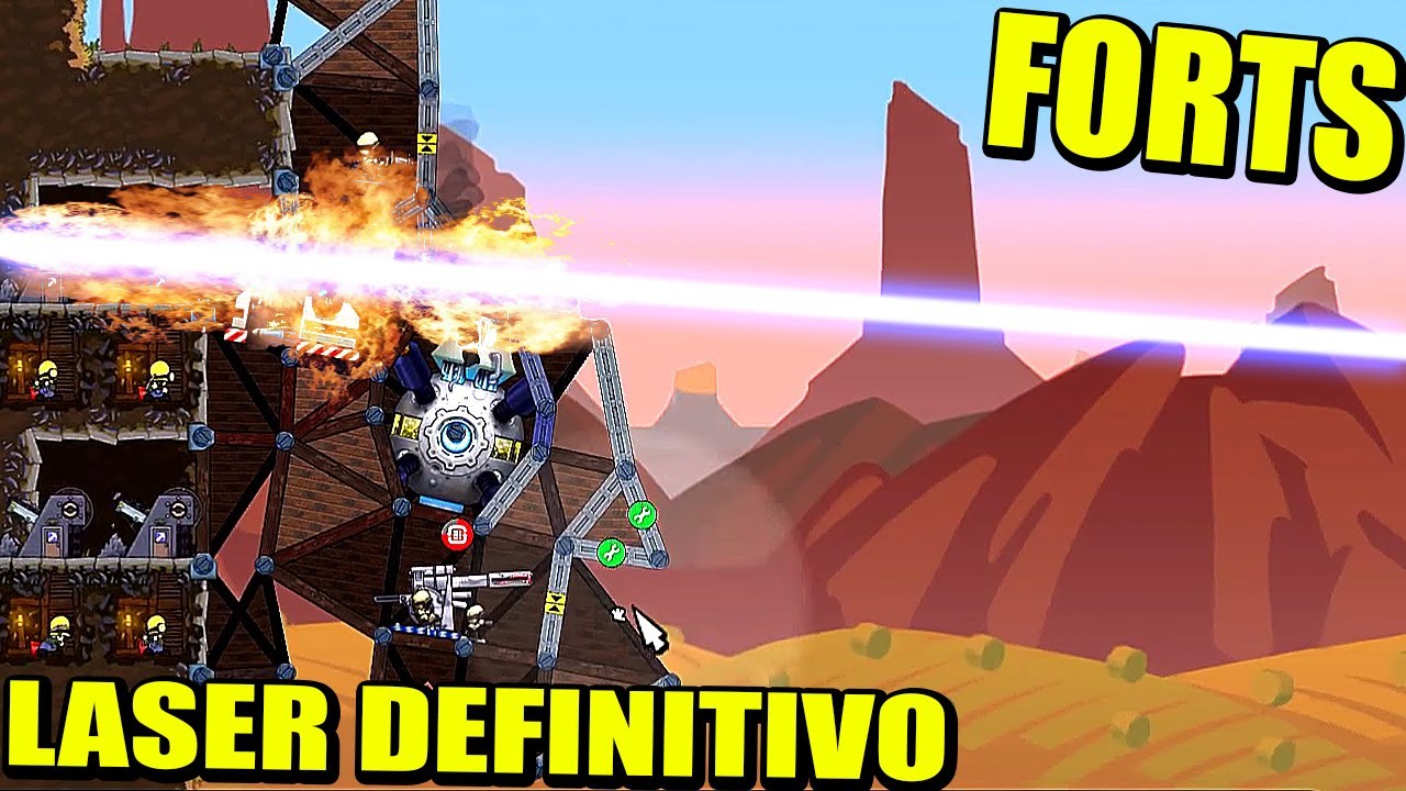 FORTS - SALSEO ONLINE, LO PARTO EN DOS (Webcam flotante... YEAH!!!) gameplay español transistor