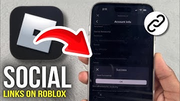 How to Add Social Links on Roblox Profile - 2025
