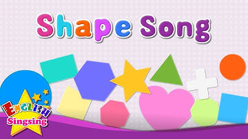 Shape Song - English Kids Song - Learn about Shapes - Kindergarten Educational Song
