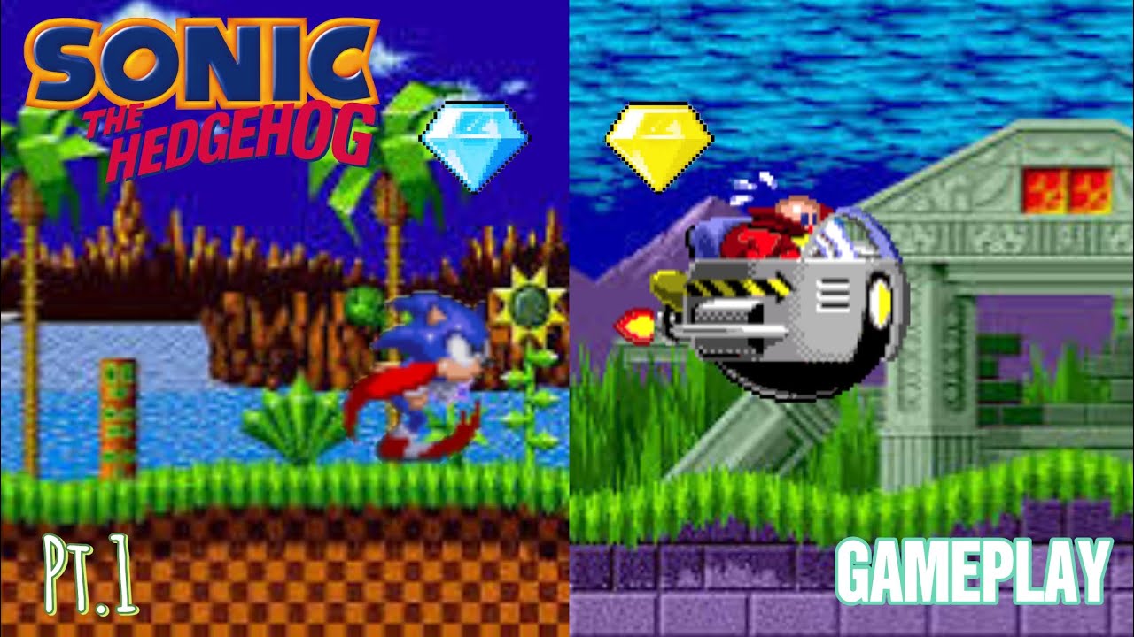 Sonic the hedgehog 1 gameplay Pt.1 - YouTube