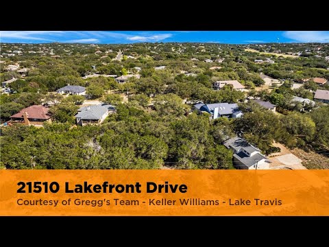21510 Lakefront Drive, Lago Vista, TX home video tour