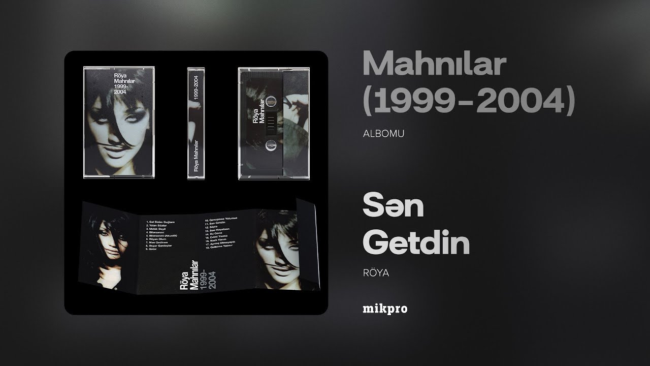 Röya — Sən Getdin (Rəsmi Audio)