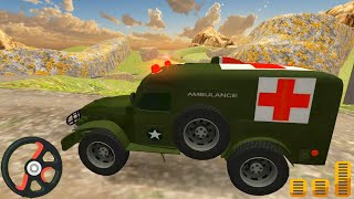 US Army Ambulance Driving - 4x4 SUV Ambulance Driving - Android Gameplay FHD screenshot 5