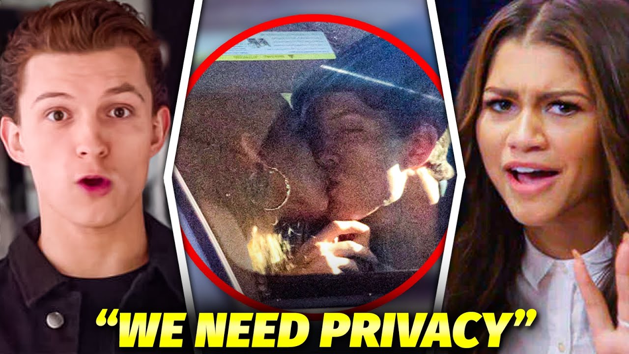 Tom Holland & Zendaya React to Their Kissing Video Being LEAKED! - YouTube
