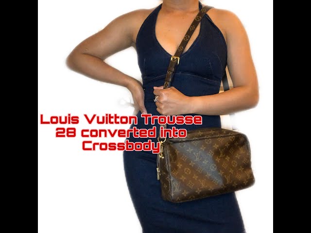 LV Trousse 28 with chain  Louis vuitton bag, Louis vuitton, Crossbody bag
