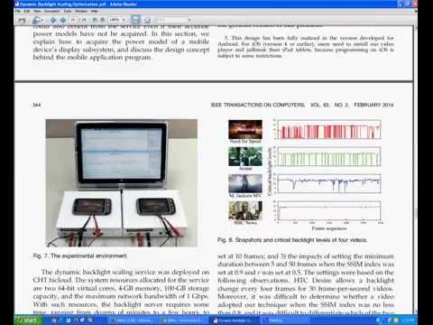 Dynamic Backlight Scaling Optimization A Cloud Based Energy Saving Service for Mobile Streaming Appl