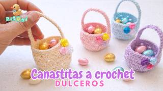 Mini Canastas a Crochet Fáciles y Rápidas para Vender 💰
