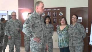 CMSAF Cody visits the 310th Space Wing
