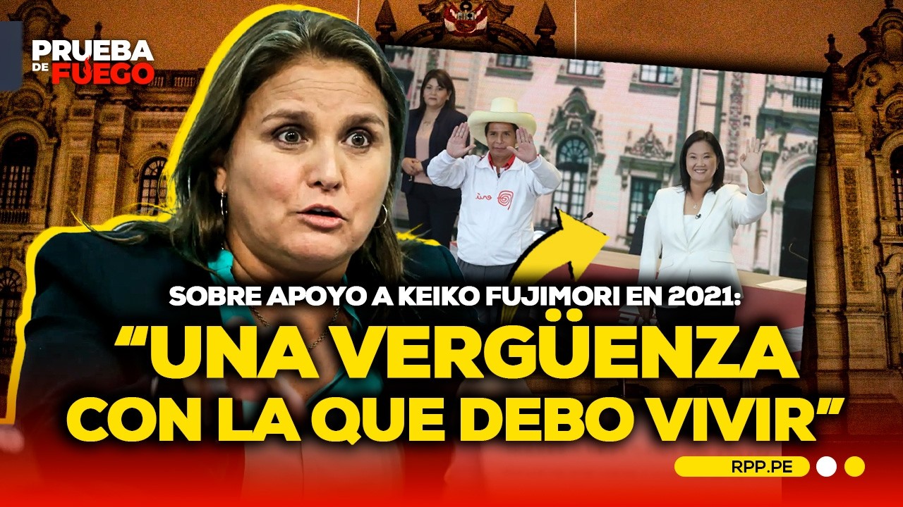 ¿Marisol Pérez Tello se arrepiente de haber apoyado a Keiko Fujimori en 2021? #PDFRPP